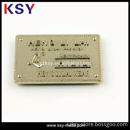 Low cost gunmetal metal name plates for Commercial use
